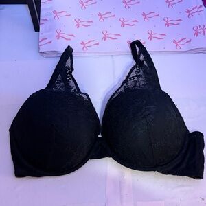 Auden Black Lace Padded Bra